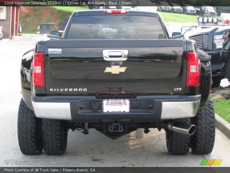 Black / Ebony 2008 Chevrolet Silverado 3500HD LTZ Crew Cab 4x4 Dually