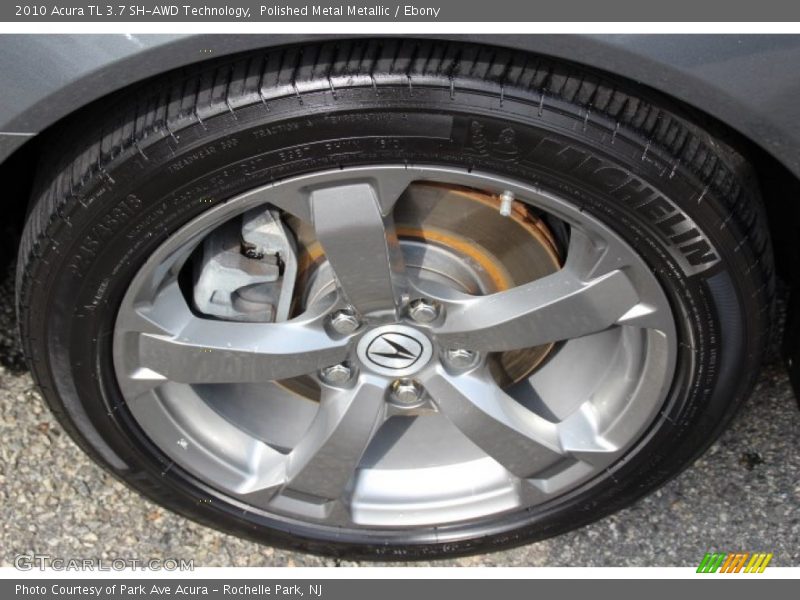 Polished Metal Metallic / Ebony 2010 Acura TL 3.7 SH-AWD Technology
