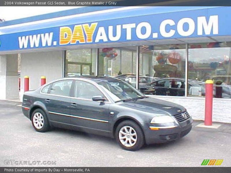Blue Graphite Metallic / Grey 2004 Volkswagen Passat GLS Sedan