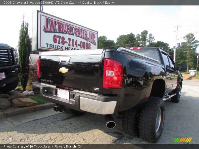 Black / Ebony 2008 Chevrolet Silverado 3500HD LTZ Crew Cab 4x4 Dually