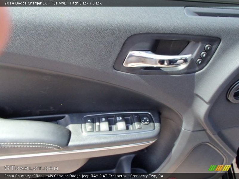 Pitch Black / Black 2014 Dodge Charger SXT Plus AWD