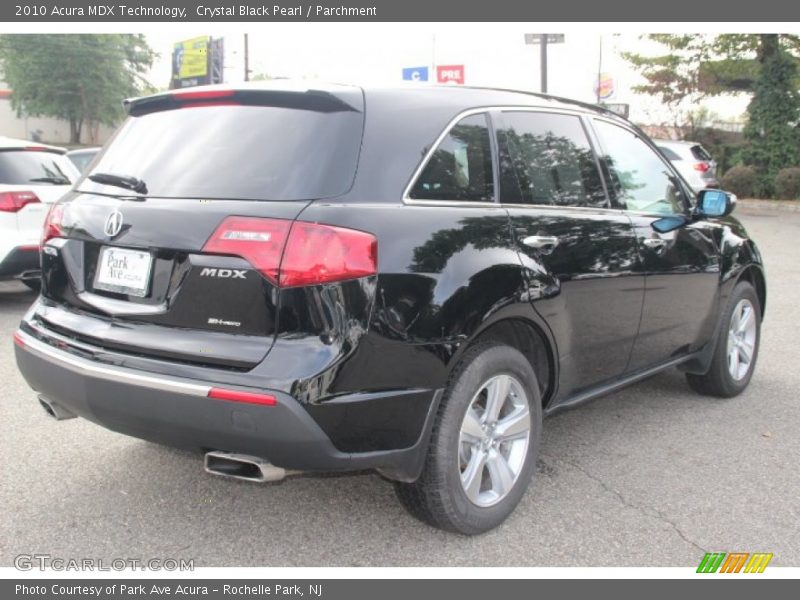 Crystal Black Pearl / Parchment 2010 Acura MDX Technology