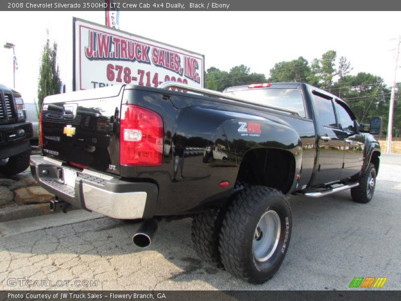 Black / Ebony 2008 Chevrolet Silverado 3500HD LTZ Crew Cab 4x4 Dually