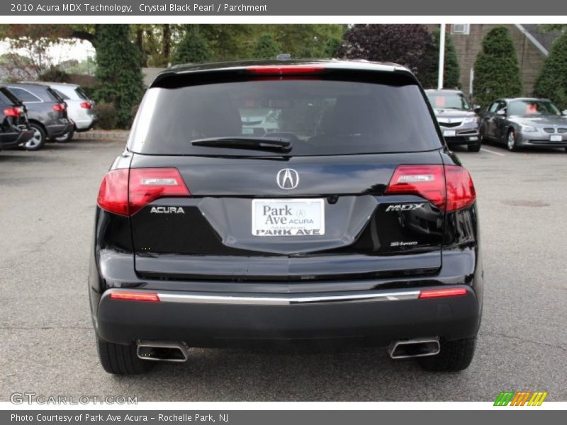 Crystal Black Pearl / Parchment 2010 Acura MDX Technology