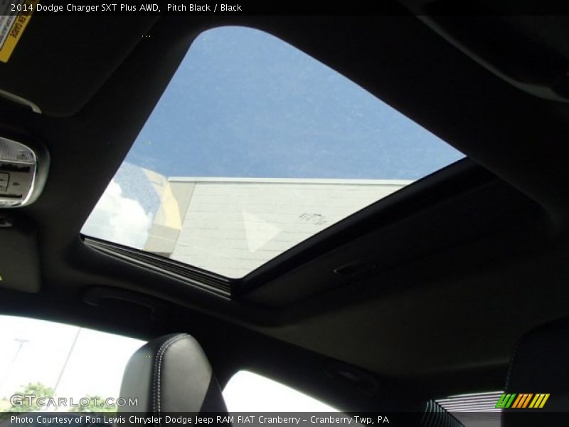 Pitch Black / Black 2014 Dodge Charger SXT Plus AWD