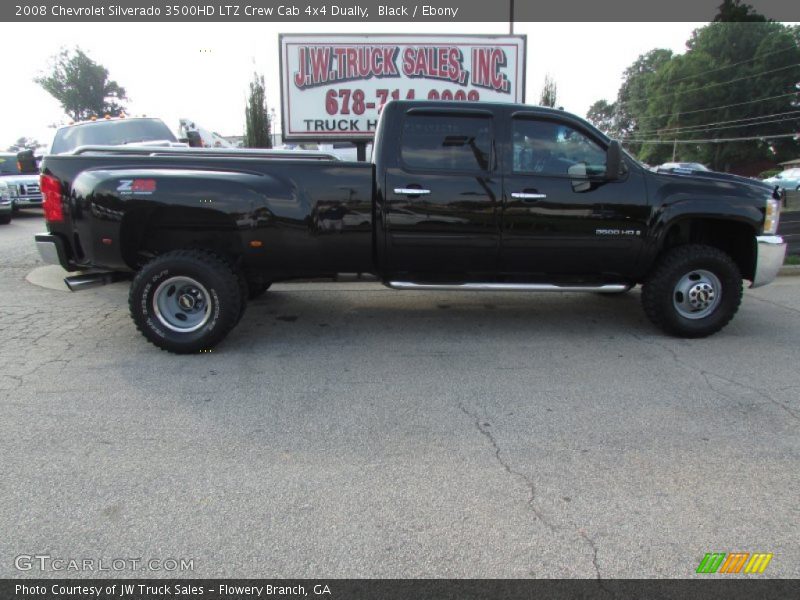 Black / Ebony 2008 Chevrolet Silverado 3500HD LTZ Crew Cab 4x4 Dually