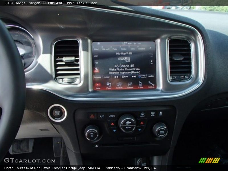 Pitch Black / Black 2014 Dodge Charger SXT Plus AWD