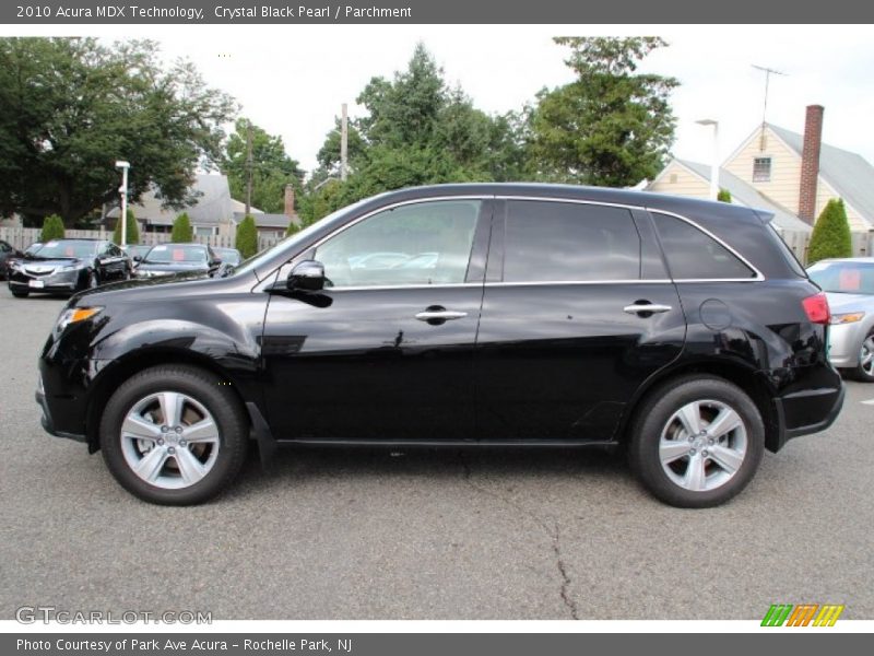 Crystal Black Pearl / Parchment 2010 Acura MDX Technology