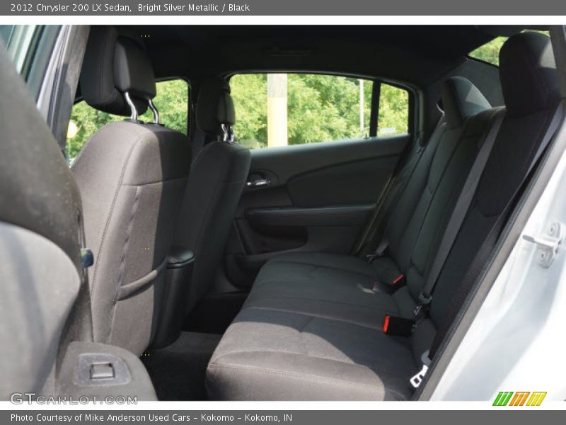 Bright Silver Metallic / Black 2012 Chrysler 200 LX Sedan