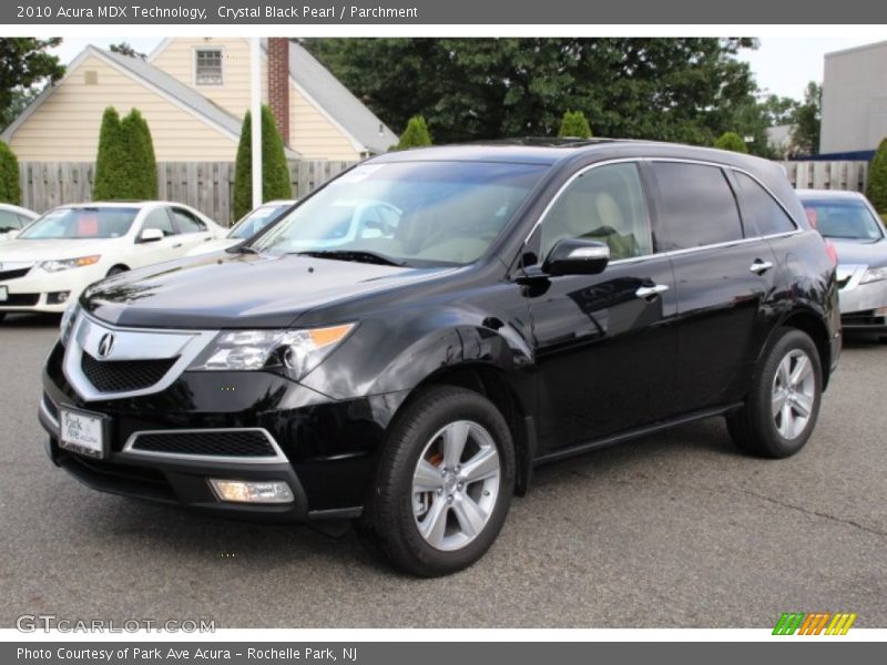 Crystal Black Pearl / Parchment 2010 Acura MDX Technology