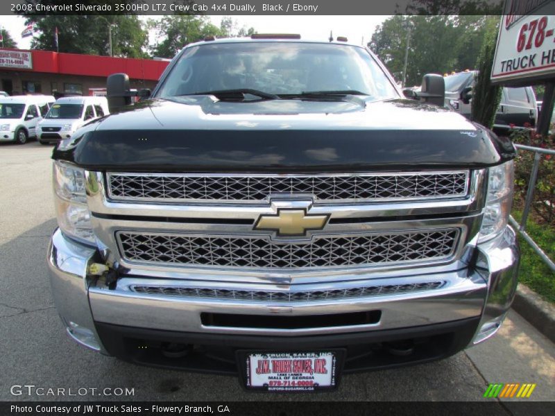 Black / Ebony 2008 Chevrolet Silverado 3500HD LTZ Crew Cab 4x4 Dually