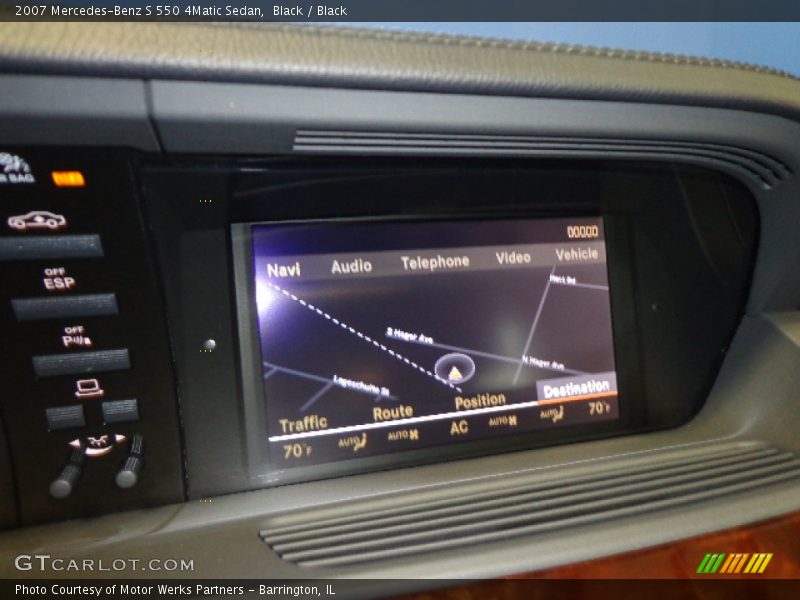 Black / Black 2007 Mercedes-Benz S 550 4Matic Sedan