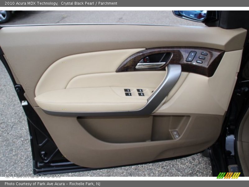 Crystal Black Pearl / Parchment 2010 Acura MDX Technology