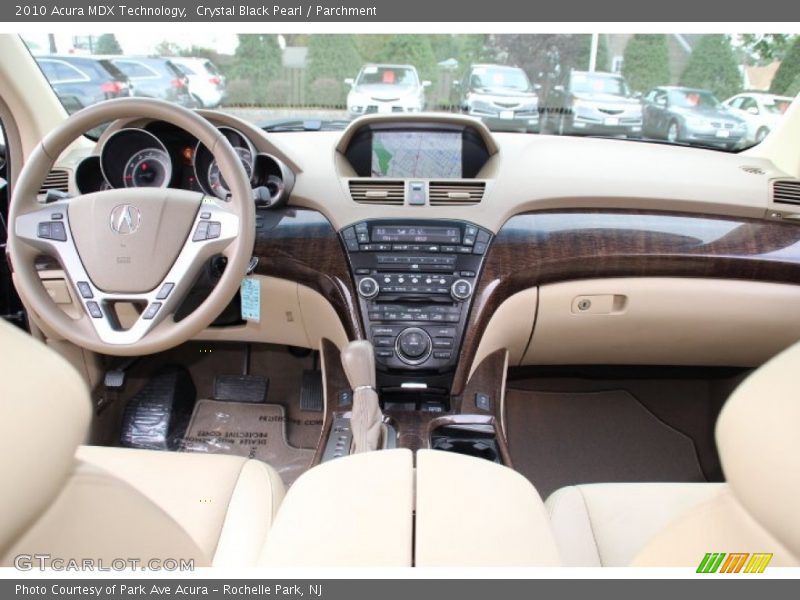 Crystal Black Pearl / Parchment 2010 Acura MDX Technology