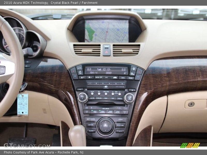 Crystal Black Pearl / Parchment 2010 Acura MDX Technology