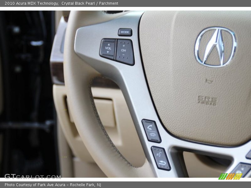 Crystal Black Pearl / Parchment 2010 Acura MDX Technology