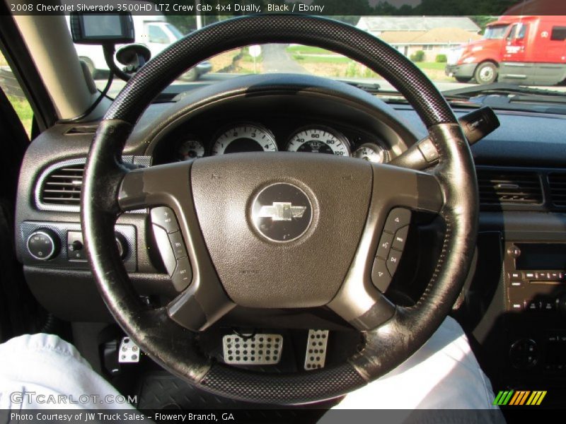 Black / Ebony 2008 Chevrolet Silverado 3500HD LTZ Crew Cab 4x4 Dually