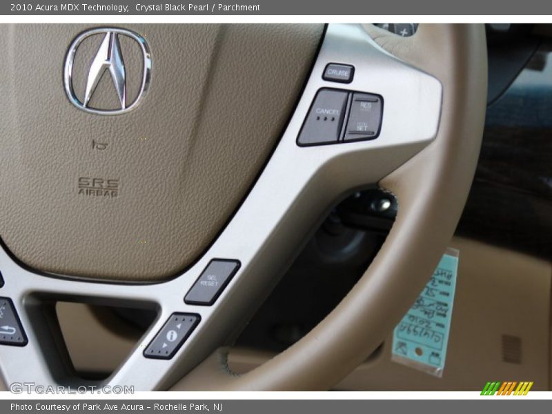 Crystal Black Pearl / Parchment 2010 Acura MDX Technology