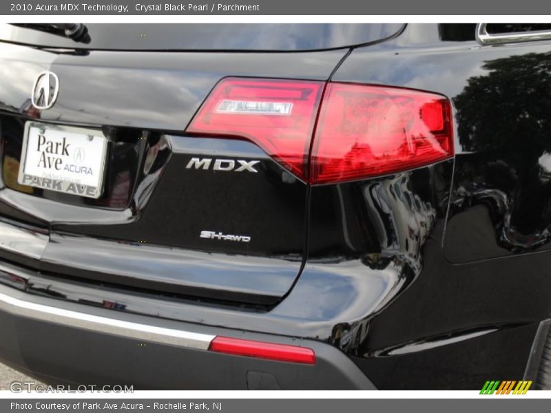 Crystal Black Pearl / Parchment 2010 Acura MDX Technology