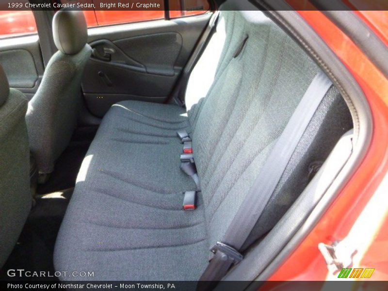 Bright Red / Graphite 1999 Chevrolet Cavalier Sedan