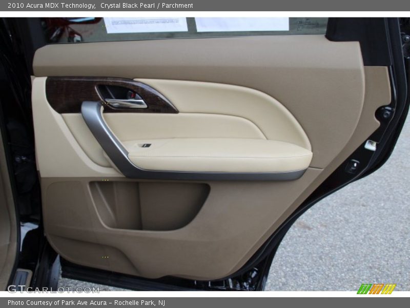 Crystal Black Pearl / Parchment 2010 Acura MDX Technology