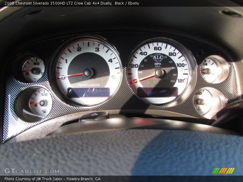 Black / Ebony 2008 Chevrolet Silverado 3500HD LTZ Crew Cab 4x4 Dually