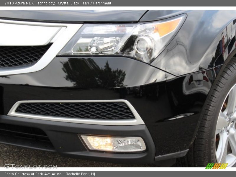 Crystal Black Pearl / Parchment 2010 Acura MDX Technology
