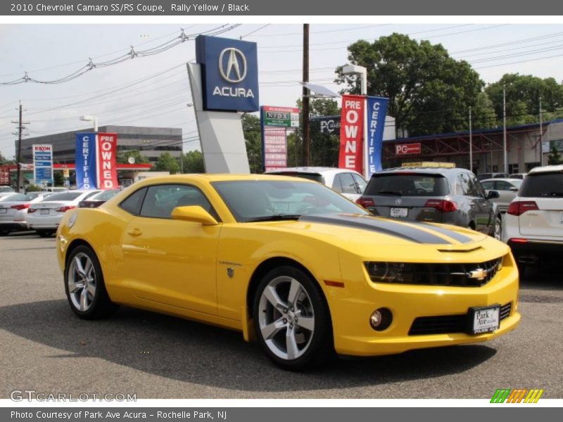 Rally Yellow / Black 2010 Chevrolet Camaro SS/RS Coupe