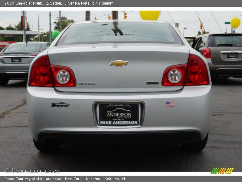 Silver Ice Metallic / Titanium 2010 Chevrolet Malibu LS Sedan