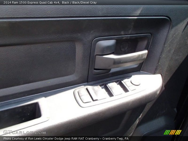 Black / Black/Diesel Gray 2014 Ram 1500 Express Quad Cab 4x4