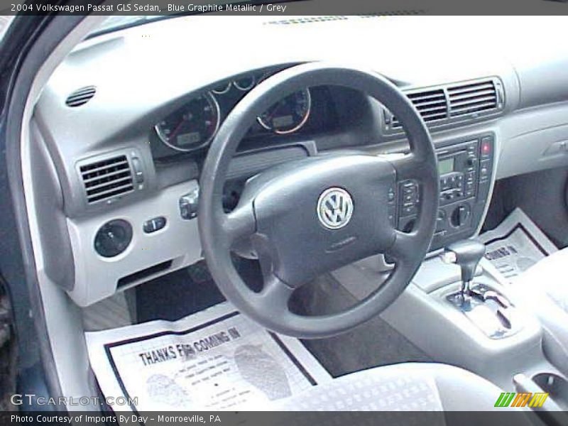 Blue Graphite Metallic / Grey 2004 Volkswagen Passat GLS Sedan