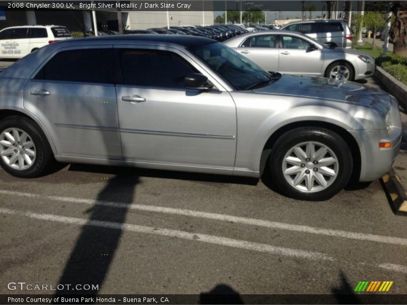 Bright Silver Metallic / Dark Slate Gray 2008 Chrysler 300 LX