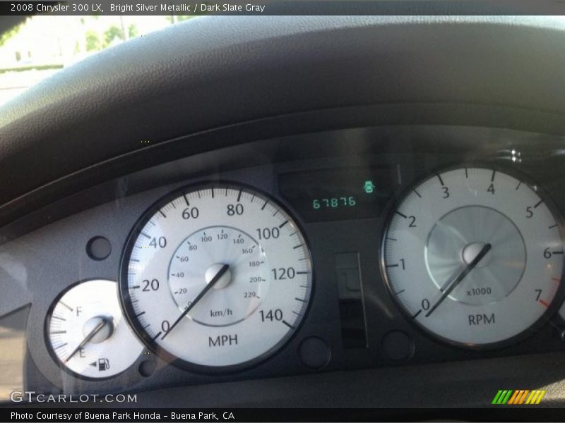 Bright Silver Metallic / Dark Slate Gray 2008 Chrysler 300 LX