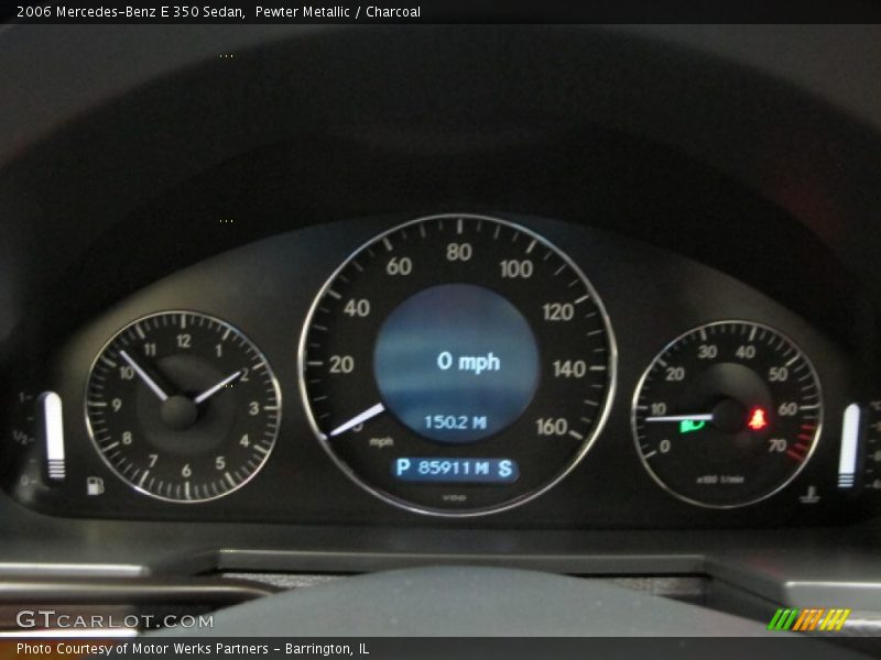 Pewter Metallic / Charcoal 2006 Mercedes-Benz E 350 Sedan