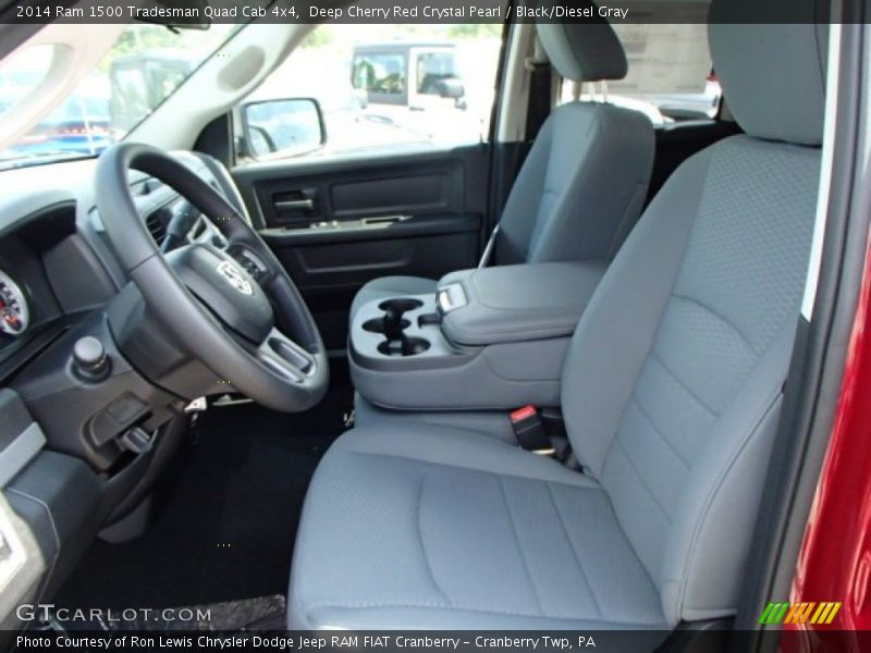 Front Seat of 2014 1500 Tradesman Quad Cab 4x4