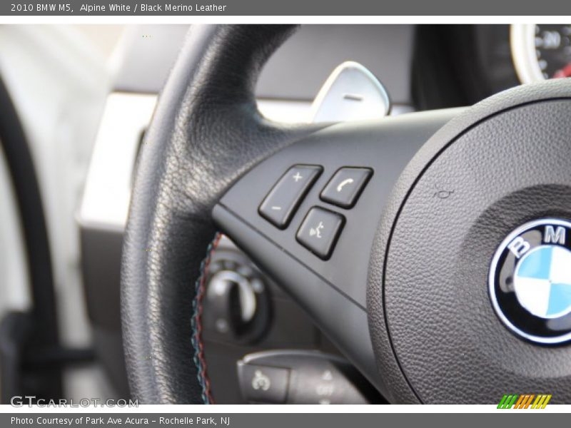 Alpine White / Black Merino Leather 2010 BMW M5