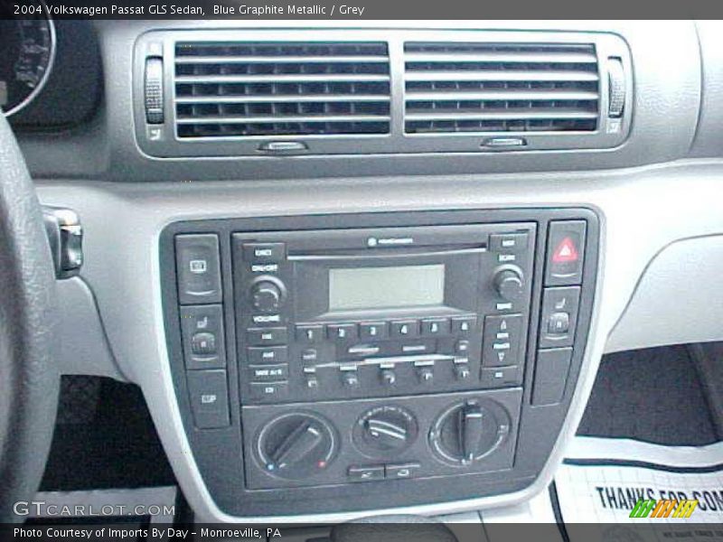 Blue Graphite Metallic / Grey 2004 Volkswagen Passat GLS Sedan