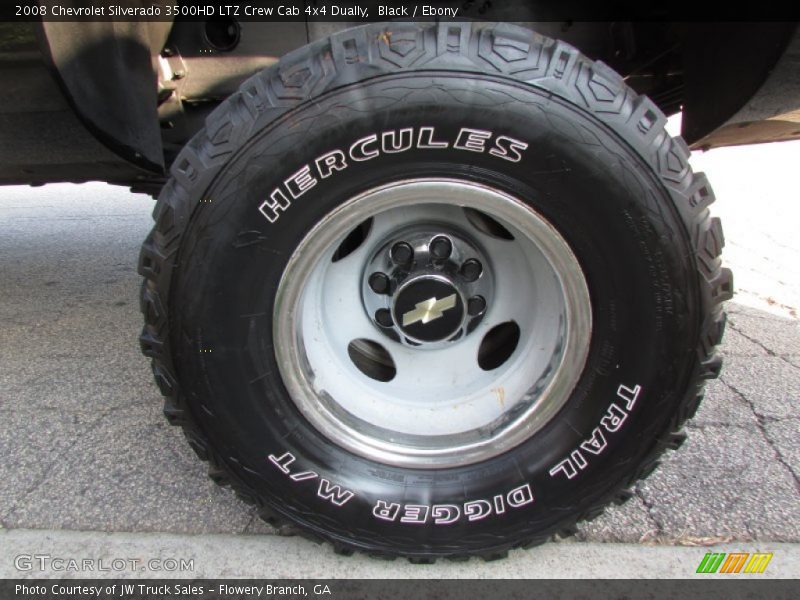 Black / Ebony 2008 Chevrolet Silverado 3500HD LTZ Crew Cab 4x4 Dually