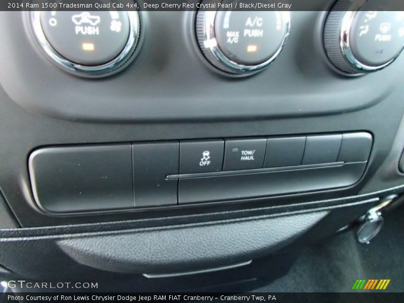 Deep Cherry Red Crystal Pearl / Black/Diesel Gray 2014 Ram 1500 Tradesman Quad Cab 4x4