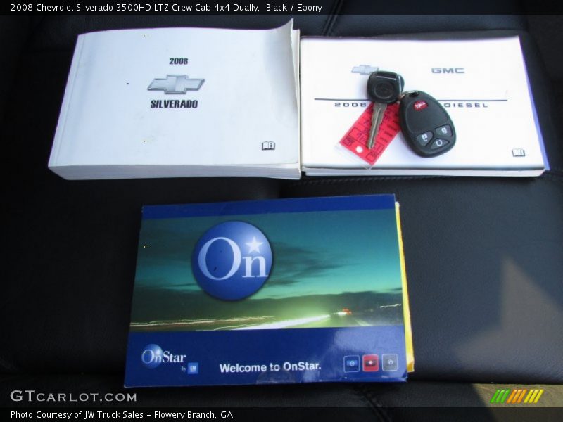 Black / Ebony 2008 Chevrolet Silverado 3500HD LTZ Crew Cab 4x4 Dually