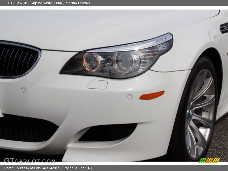 Alpine White / Black Merino Leather 2010 BMW M5