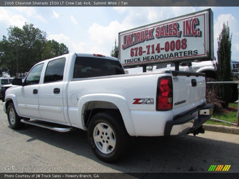 Summit White / Tan 2006 Chevrolet Silverado 1500 LT Crew Cab 4x4