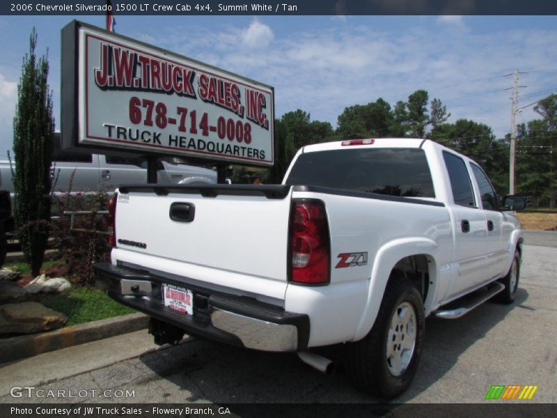 Summit White / Tan 2006 Chevrolet Silverado 1500 LT Crew Cab 4x4