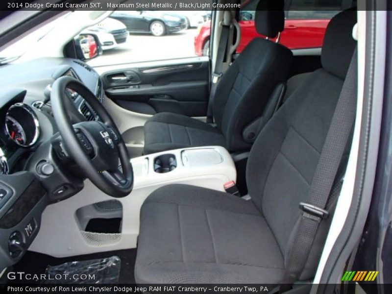 Maximum Steel Metallic / Black/Light Graystone 2014 Dodge Grand Caravan SXT