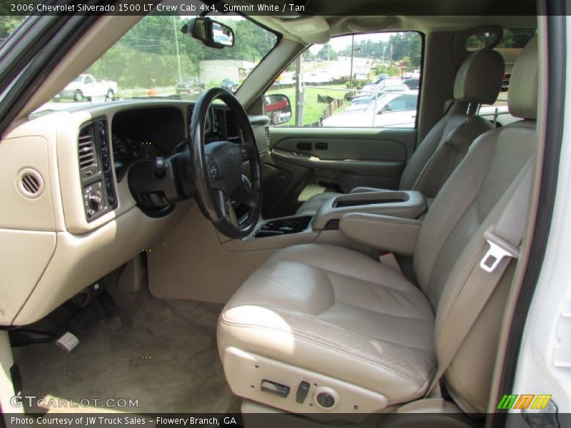 Summit White / Tan 2006 Chevrolet Silverado 1500 LT Crew Cab 4x4
