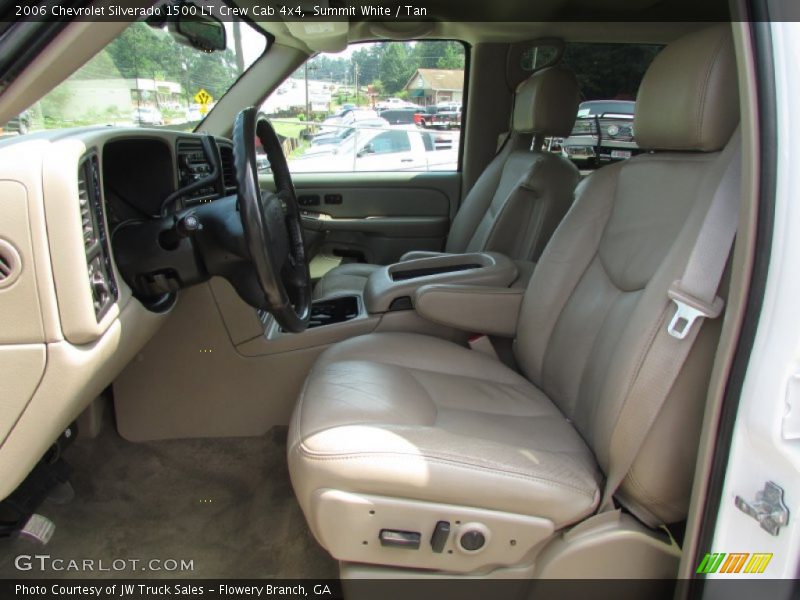 Summit White / Tan 2006 Chevrolet Silverado 1500 LT Crew Cab 4x4