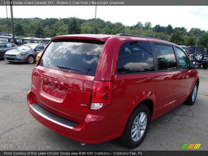 Redline 2-Coat Pearl / Black/Light Graystone 2014 Dodge Grand Caravan SXT