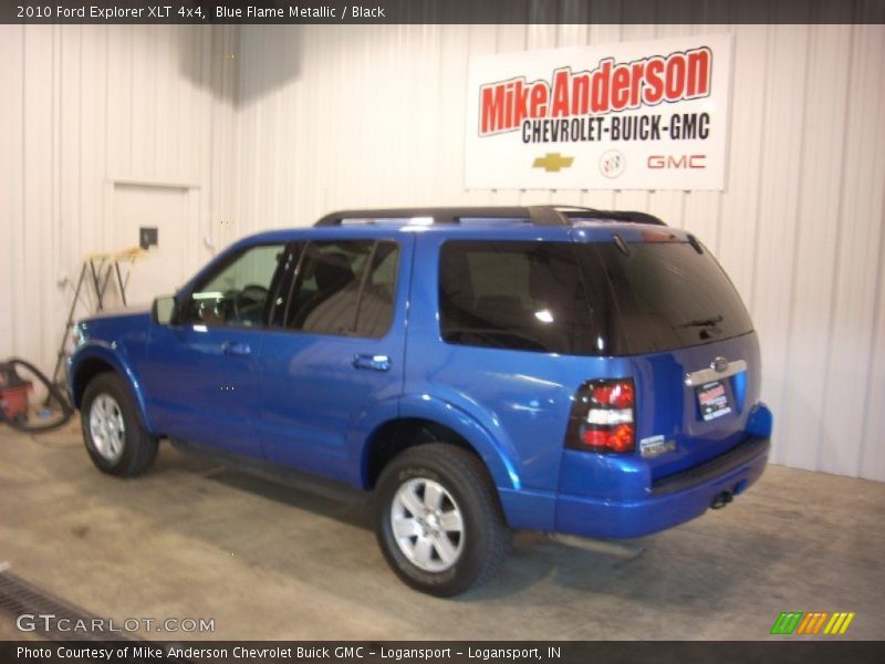 Blue Flame Metallic / Black 2010 Ford Explorer XLT 4x4