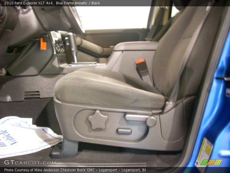 Blue Flame Metallic / Black 2010 Ford Explorer XLT 4x4