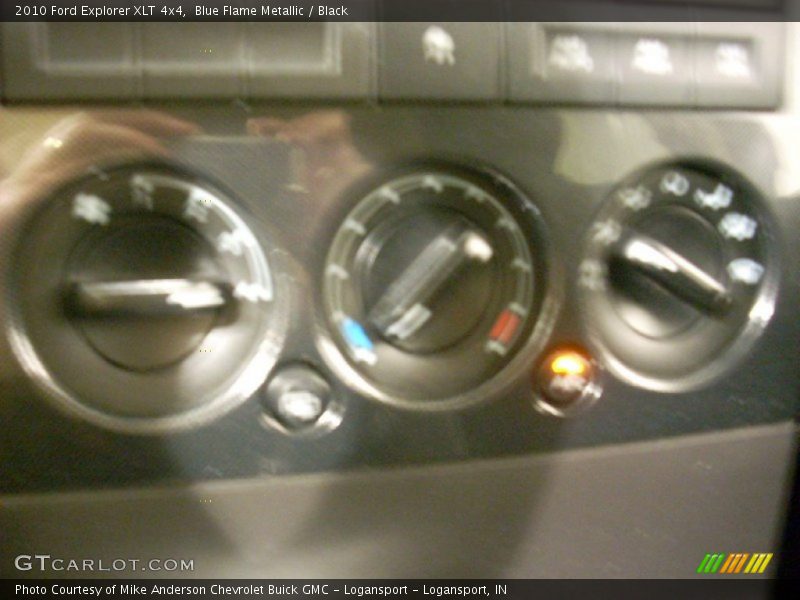 Blue Flame Metallic / Black 2010 Ford Explorer XLT 4x4